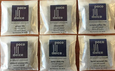 Poco Dolce Confections Announces Recall of Individually Wrapped Tile Varieties: Almond, Aztec Chile, Burnt Caramel, Almond Coconut, Ginger, and Sesame Toffee